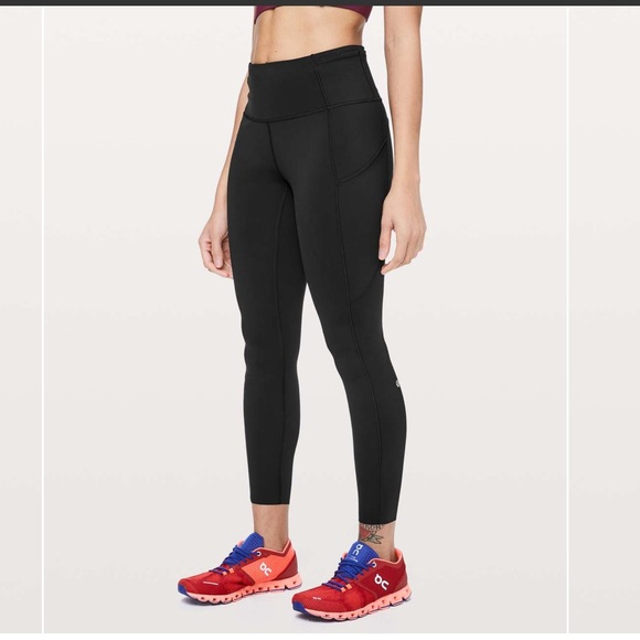 Lululemon Fast and Free Tight 7/8 Non- Reflective Nulux 25” Women’s size 4 - Picture 7 of 13
